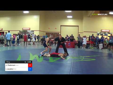 2018 Marine Corps US Open/Masters C Greco Roman 70 Semis - John Pedersen (Unat) Vs. Igor Leuskyi (