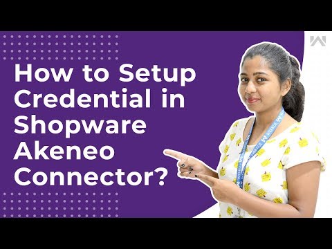 How to Setup Credential in Shopware Akeneo Connector?