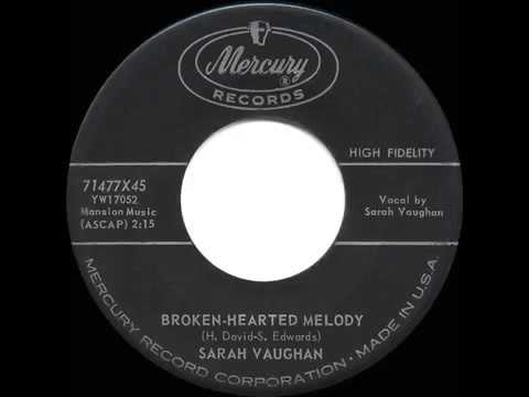 1959 HITS ARCHIVE  Broken Hearted Melody   Sarah Vaughan