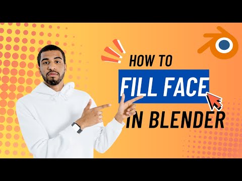 HOW TO FILL FACE IN BLENDER