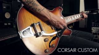 Video thumbnail for CORSAIR CUSTOM FULL SWITCH DEMO by Schecter Guitar Research