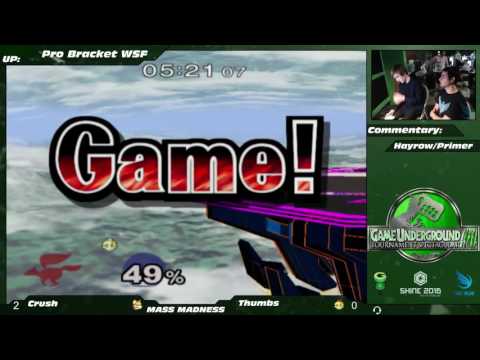MM12 Pro Bracket WSF - Crush (Fox) vs. Thumbs (Peach)