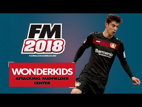 Football Manager 2018 Wonderkids | Top 20 Best Attacking Midfield Center