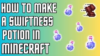 How to make a Speed potion in Minecraft 1.20
