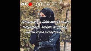 Download lagu STORY WHATSAPP SINGKAT || QOUTES SINGKAT ISLAMI || UKHTI CANTIK BERCADAR mp3