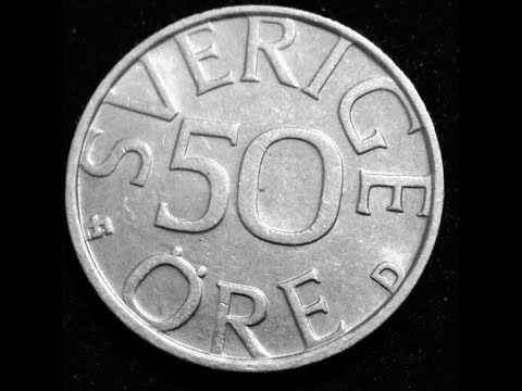 50 Ore Coin Sweeden 1991
