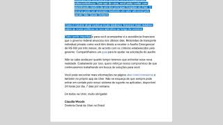 UBER | Novidades Reembolso e Auxlio aos Motoristas