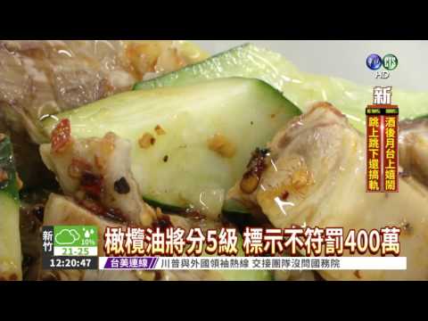 橄欖油正名! 比照聯合國分5級