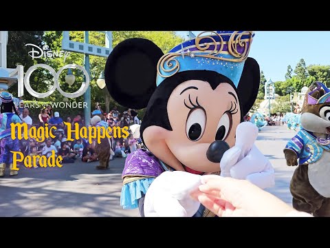 [Disney100] 2023 Magic Happens Parade at Disneyland Park, California - full show