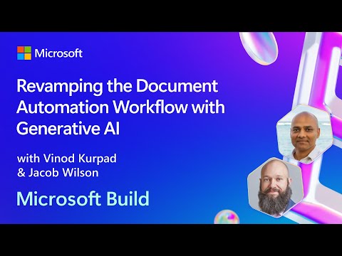 Revamping the Document Automation Workflow with Generative AI | BRK109