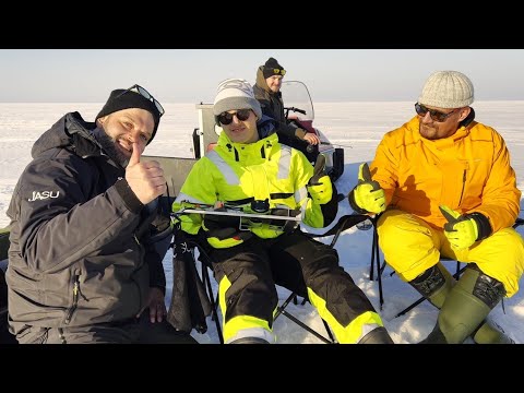 Kalakingi Antin ikimuistoinen pilkkipäivä Lumijoen Varjakassa