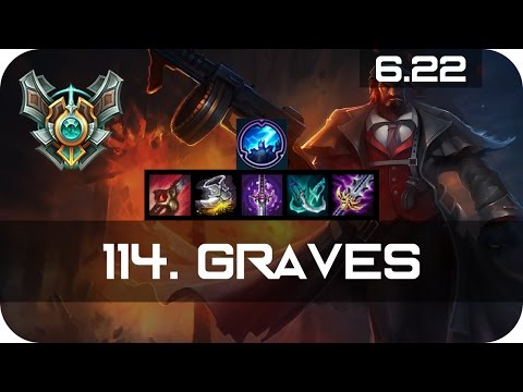 Graves Jungle vs Rengar Master Preseason 7 Season 7 s7 Patch 6.22 2017 Gameplay Guide Build