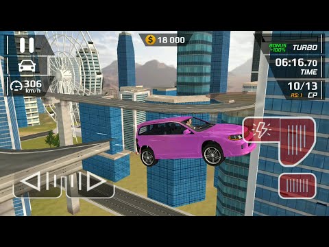 Smash Car Hit All Cars Unlocked Le Purple color and New Wheels Unlocked   Android Gameplay 2020