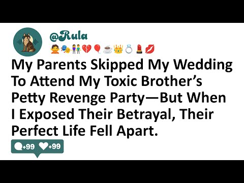 My Parents Skipped My Wedding To Attend My Toxic Brother’s Petty Revenge Party—But When I Exposed...