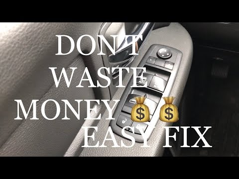 How to Install Repair Replace Driver Power Window Switch Dodge Ram 09-17