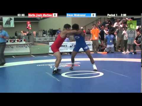 Greco 63 KG Martin (Josh) Martinez vs. Omar Maknassi