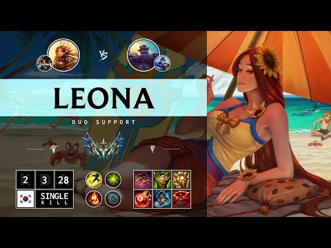 Leona Support vs Braum - KR Challenger Patch 14.12