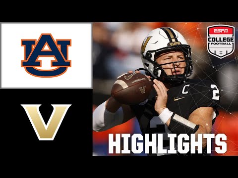 Auburn Tigers vs. Vanderbilt Commodores | Full Game Highlights | ESPN College Football