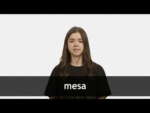 How to pronounce MESA in European Spanish