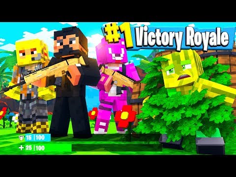 #1 EPIC VICTORY as BUSCH?!  - Minecraft FORTNITE: BATTLE ROYALE