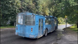 Поездка на троллейбусе ВЗТМ-5284 №2109 маршрут 4 #рязань