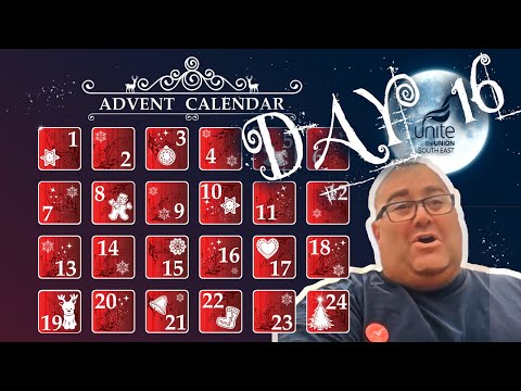 Unite South East Advent Calendar 2020 - Day 16