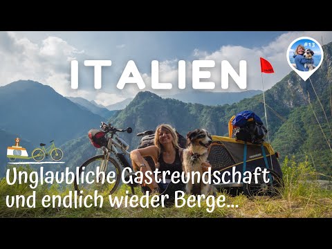 Mit E-Bike und Hund durch Europa (#13) - Auf Suche nach der Alpe Adria, Udine nach Amaro, Italien