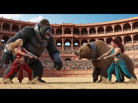 KING KONG VS GIANT BEAR | Legendary Clash in the Indian Arena - Only One Survives 4K ⚔️