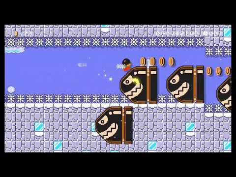 Mario Maker 2 -  20seconds : snowy speedrun
