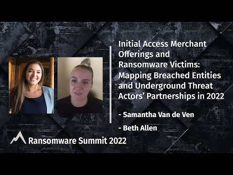 Initial Access Merchant Offerings & Ransomware Victims: Mapping Breached Entities & Threat Actors