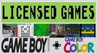 Licensed Games On The Gameboy Compilation