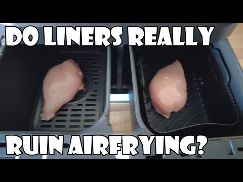 Silicone Liners for Ninja Air Fryer AF101/161/150, Compatible with COSORI/Gourmia/PowerXL/Instant Essentials/Fabuletta/Chefman/Dreo/Ultrean Air Fryer 3-5QT video review thumbnail