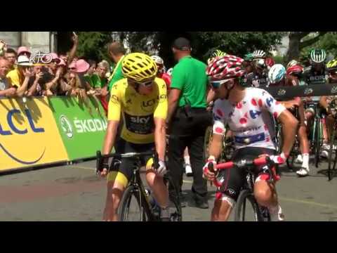 Départ de la 19e étape du Tour de France au Sanctuaire de Lourdes