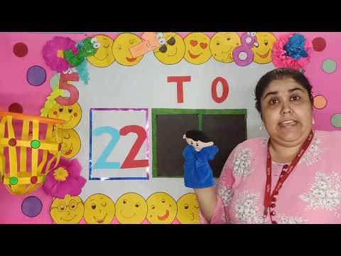 Let Us Learn How to Write & Count Numbers - Number '22' !!!