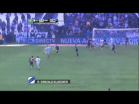 Gol de Klusener  Quilmes 1   Newell's 1  Fecha 10  Primera División 2014