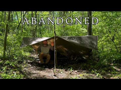 SOLO CAMPING | I found an Island with an Abandoned Farm