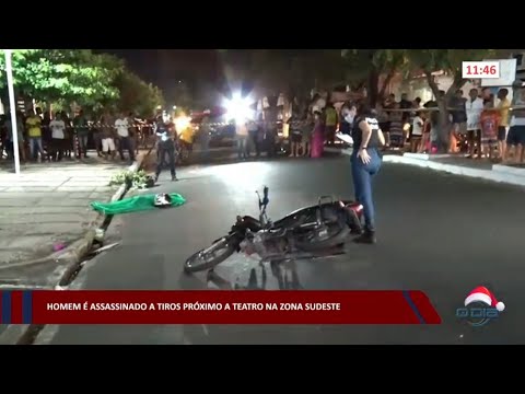 Homem é assassinado a tiros próximo a Teatro na zona sudeste 13 12 2022