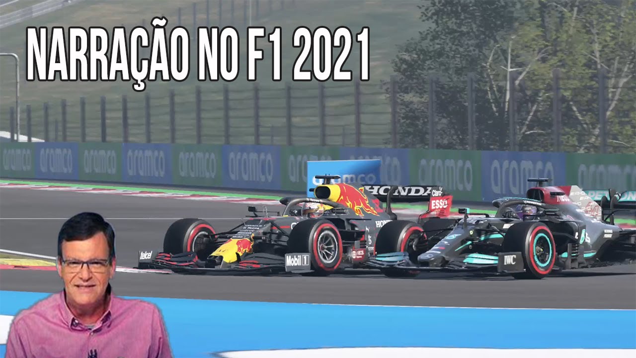 Olha como seria se tivesse narração no jogo da F1