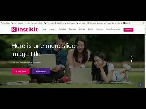 school management system laravel PHP with source code