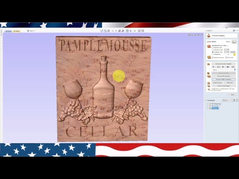 AVID CNC 3D CARVING WITH ASPIRE SOFTWARE