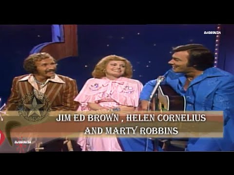 Jim Ed Brown , Helen Cornelius and Marty Robbins  (The Marty Robbins Show)