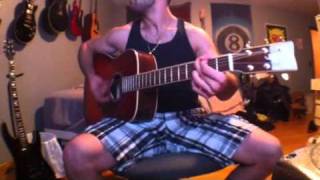 Shwayze - James Brown Is Dead (acoustic cover, guitar only)