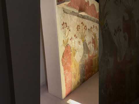 The Frescos from Santorini (Thera) Greece, c.  1550-1500 BCE.  Minoan Civilization.
