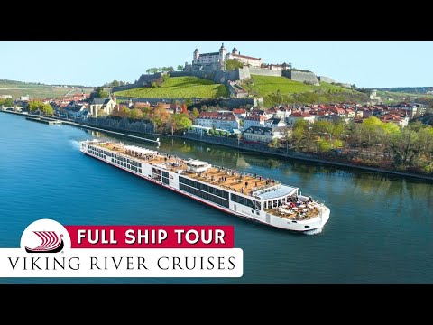 Viking River Cruises | Viking Longship Full Walkthrough Tour & Review 4K | All Public Spaces