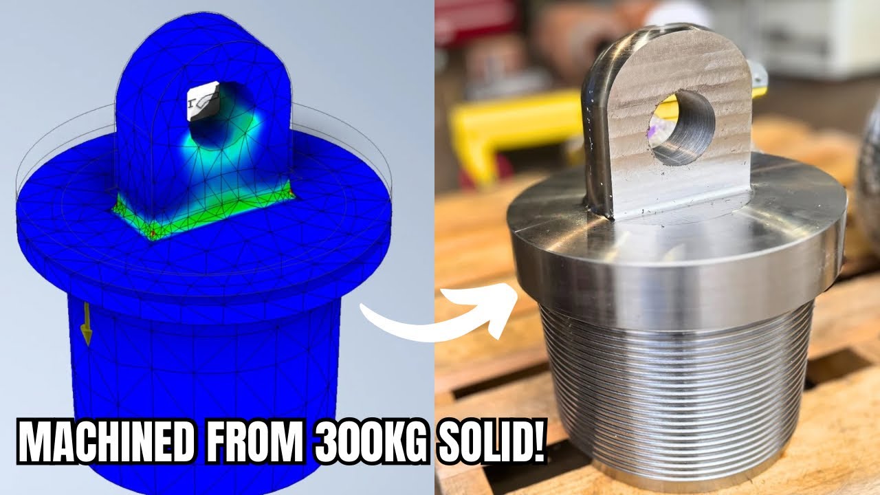 The Largest Lifting Eye We've Ever Built (Machined From SOLID!)