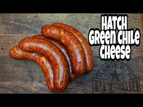 Hatch Green Chile Cheese Sausage - Smoked Sausage Recipe