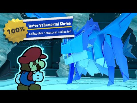 Paper Mario The Origami King Walkthrough Part 10: Water Vellumental Temple