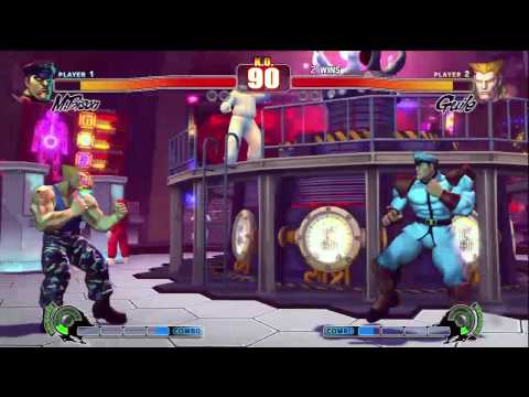 Chemistforhire (Bison) vs Dieminion (Guile) @ Adnan's Bar Fight