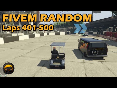 630 Random Cars In 630 Laps! Part 5 (Laps 401-500) - GTA FiveM Random All Of Them №5