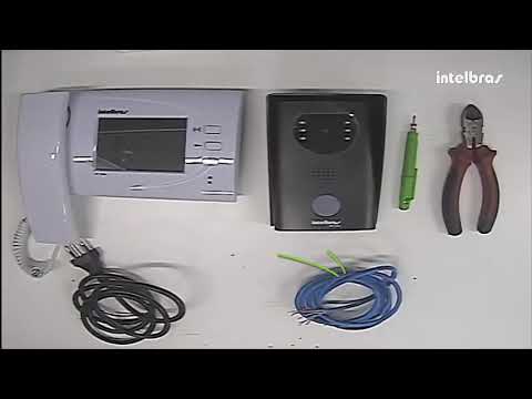 Como realizar a instalação do vídeo porteiro VP 1000